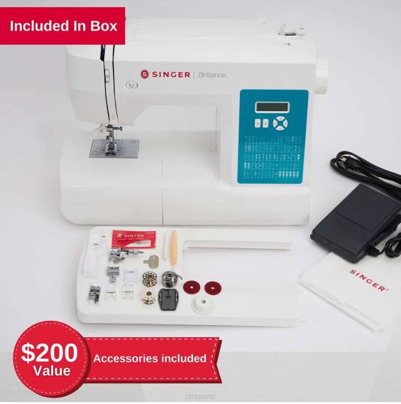 6180 Brilliance Plus Sewing Machine D24057 SINGER Machines