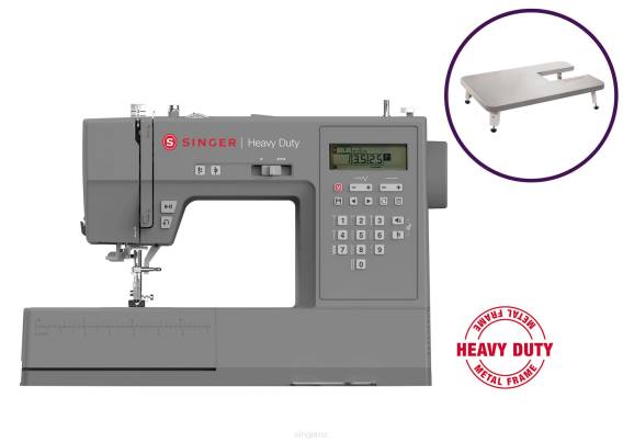 Heavy Duty 6700C Sewing Machine and Extension Table D24010 SINGER Machines