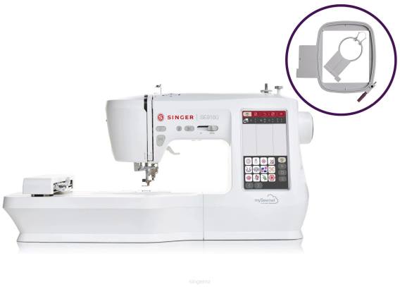 SE9180 Sewing and Embroidery Machine and Hoops Bundle D2401 SINGER Machines